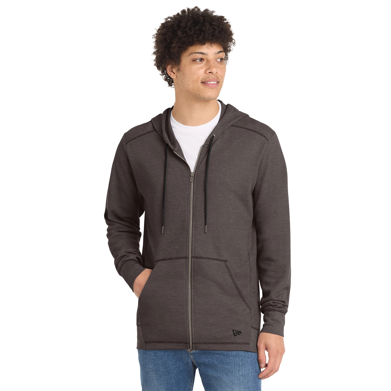 New Era Decorated Thermal Full-Zip Hoodie 3