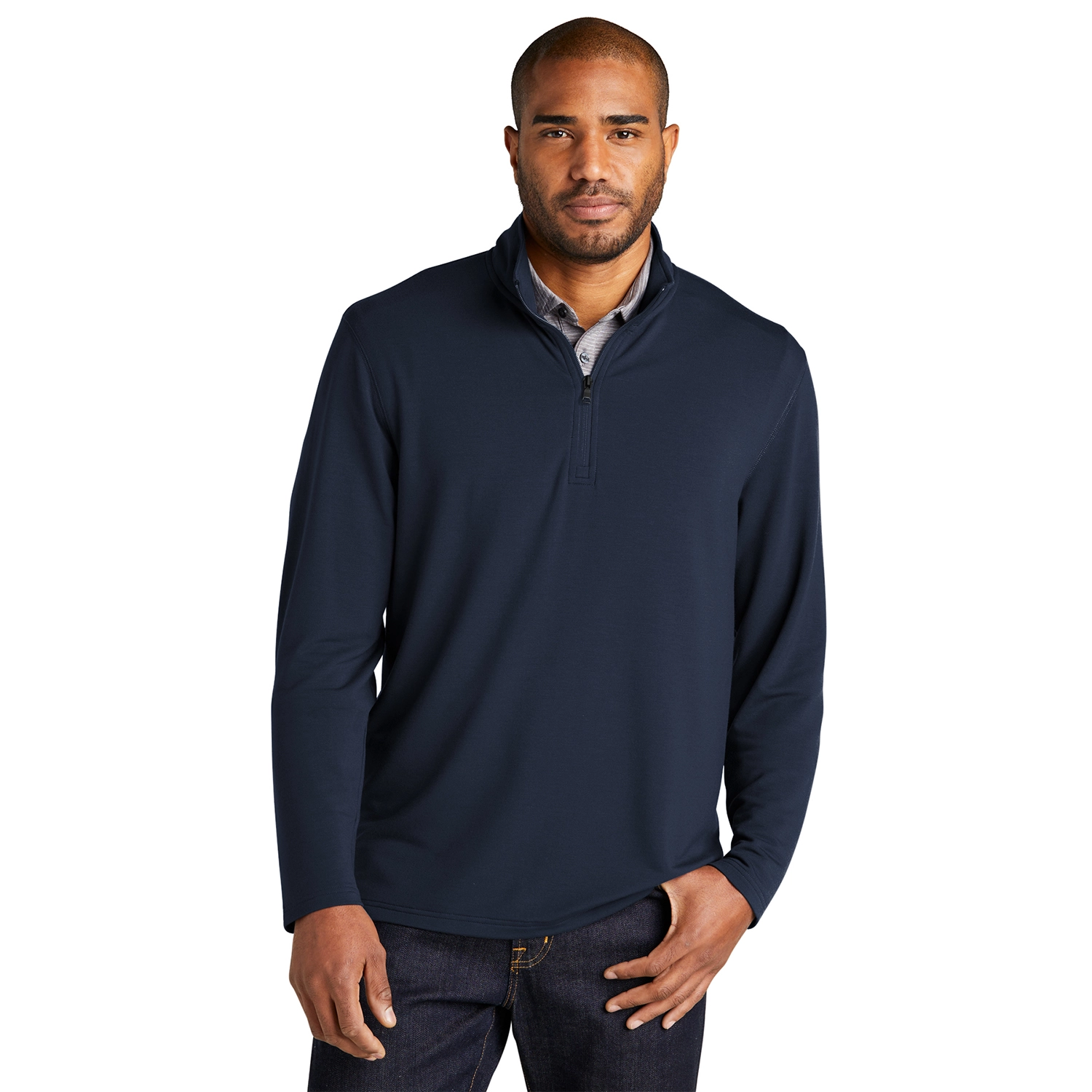 Port Authority Microterry 1/4-Zip Embroidered Pullover 5