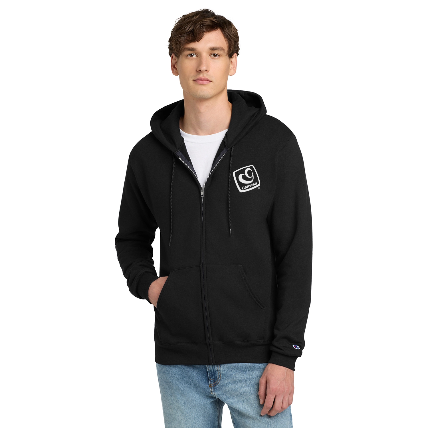 Champion Decorated Powerblend Full-Zip Hoodie