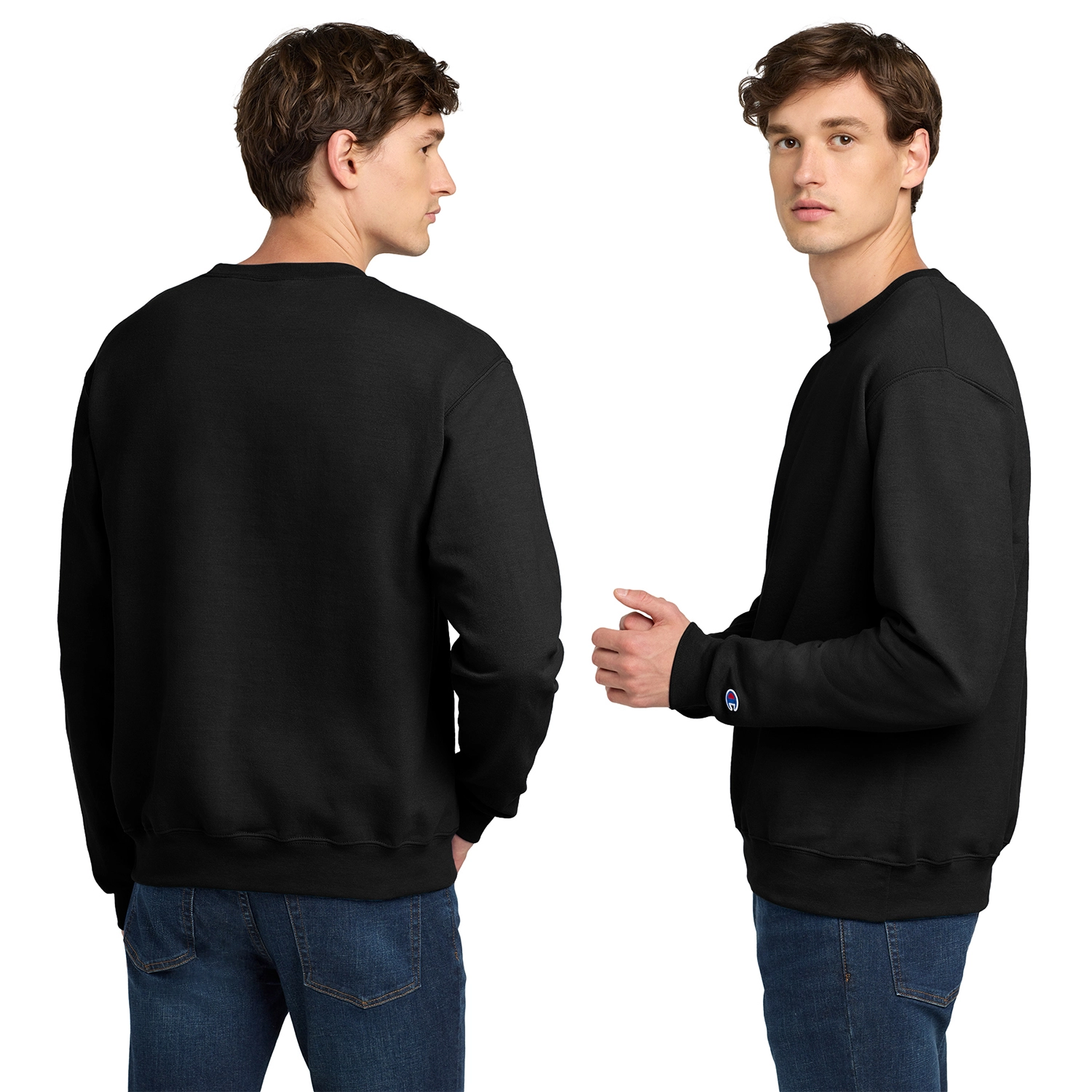 Champion Decorated Powerblend Crewneck Sweatshirt 2