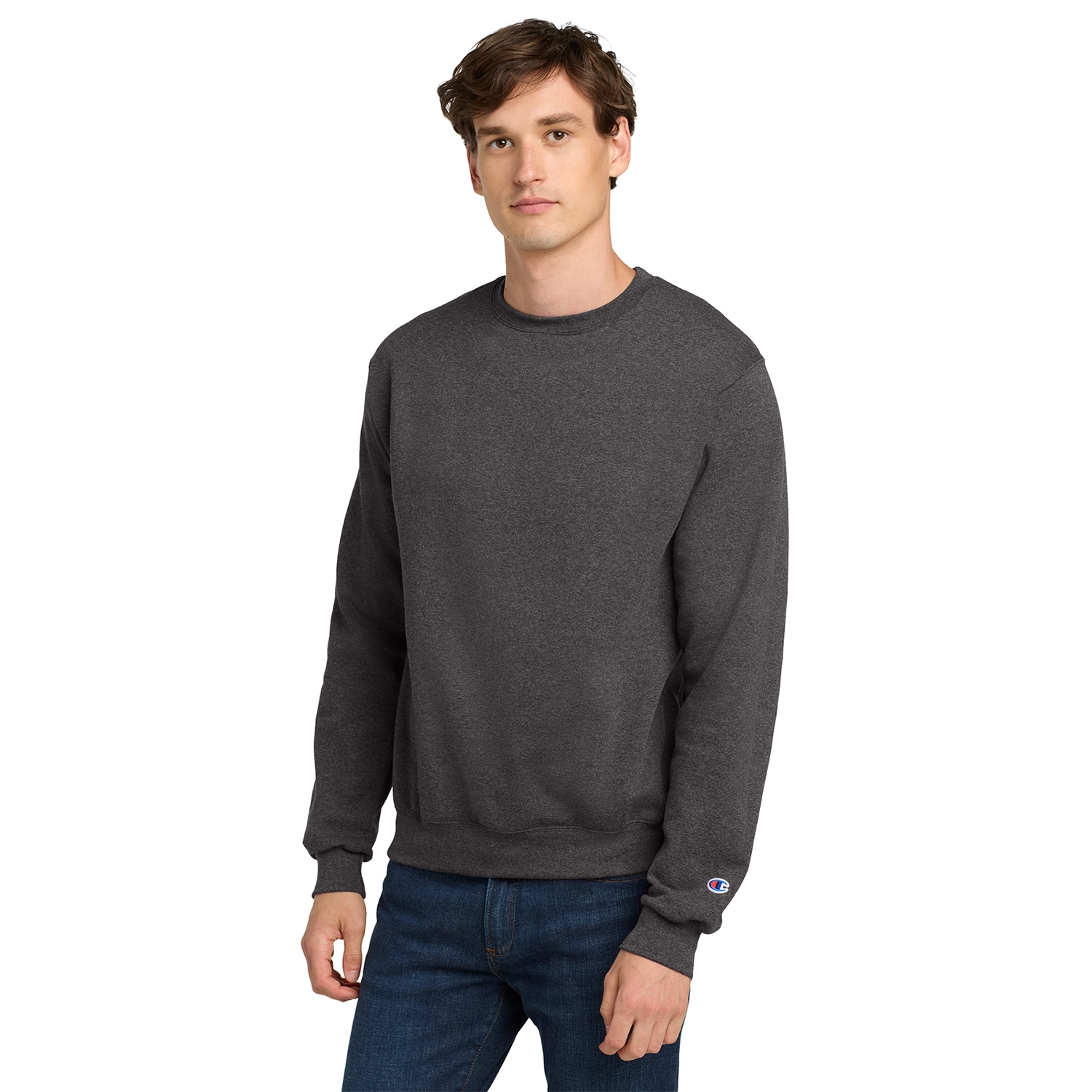 Champion Decorated Powerblend Crewneck Sweatshirt 3