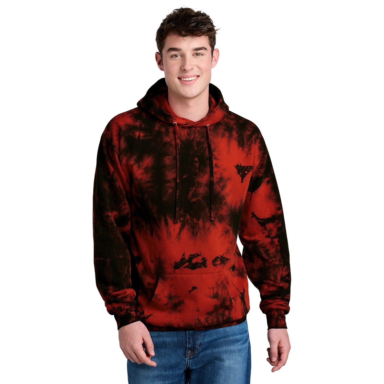 Port & Co Decorated Crystal Tie-Dye Pullover Hoodie 3