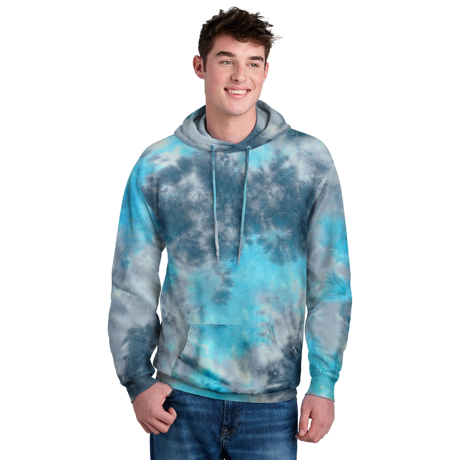 Port & Co Decorated Crystal Tie-Dye Pullover Hoodie 6