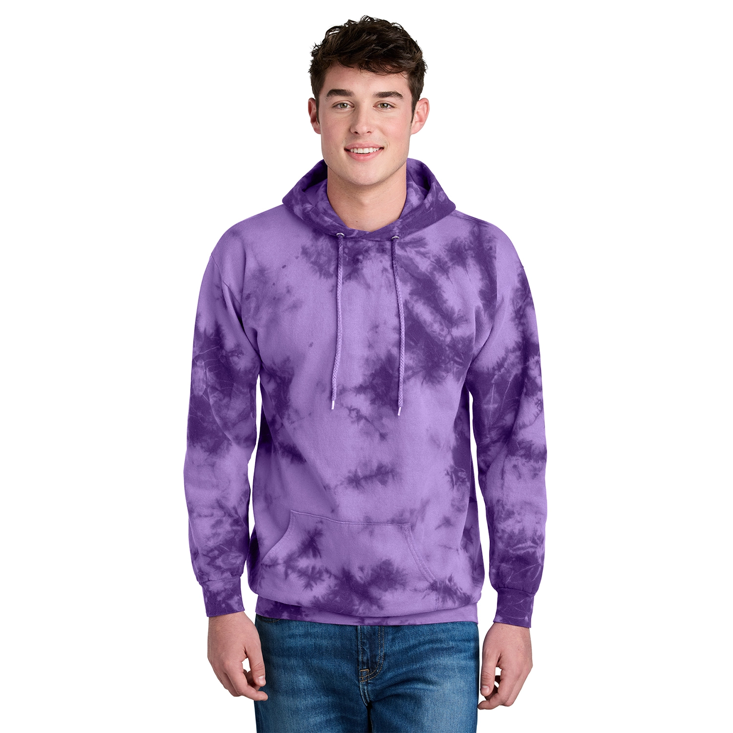 Port & Co Decorated Crystal Tie-Dye Pullover Hoodie 7