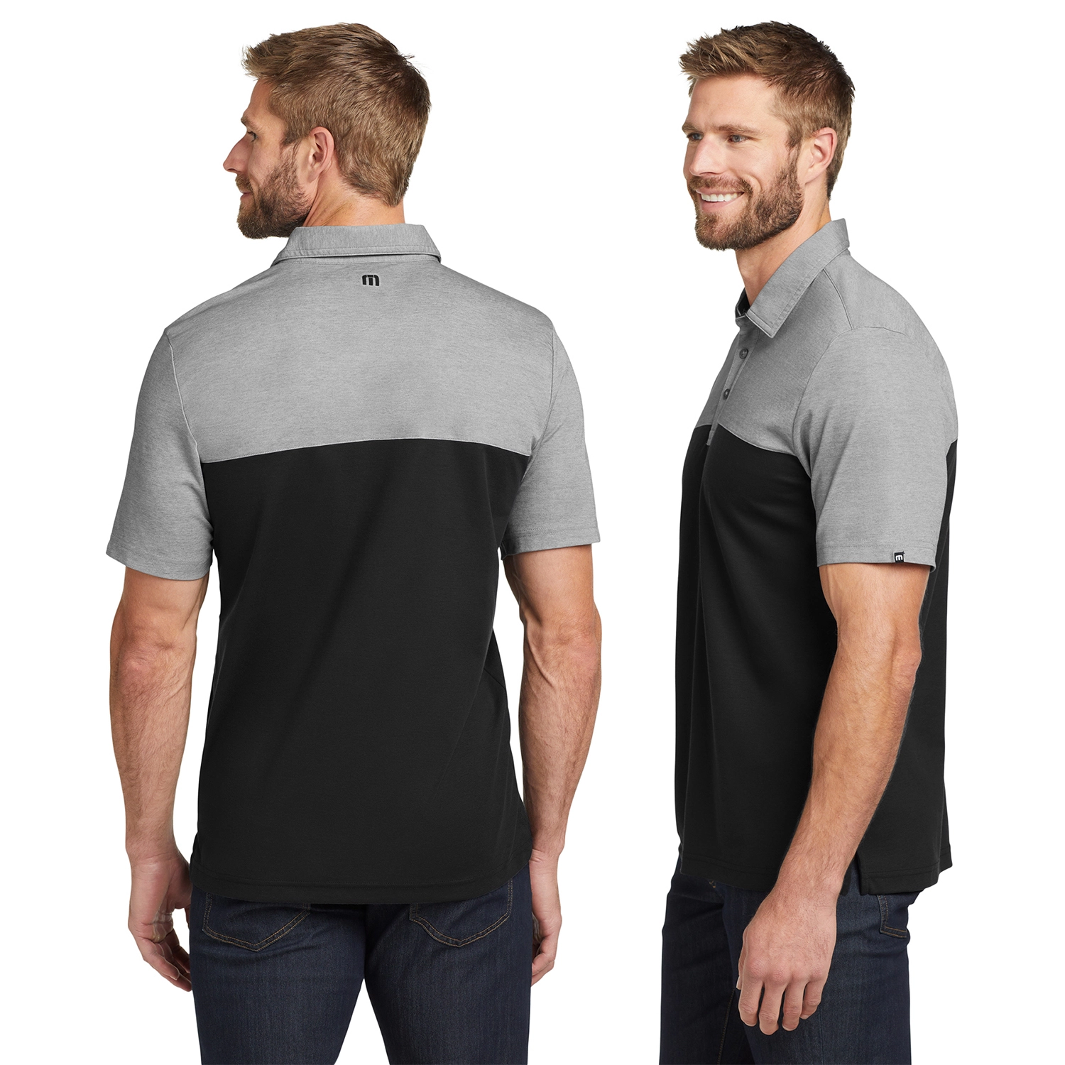 TravisMathew Oceanside Blocked Embroidered Polo