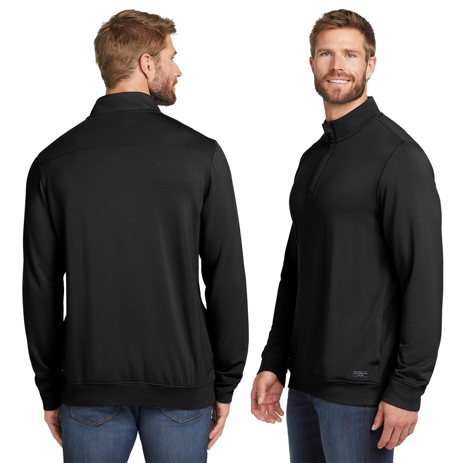 TravisMathew Newport Embroidered 1/4-Zip Fleece