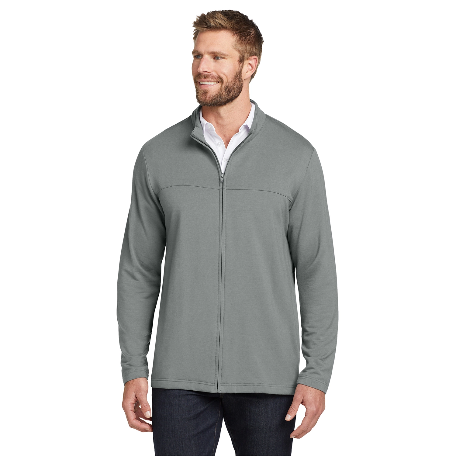 TravisMathew Newport Embroidered Full-Zip Fleece 4