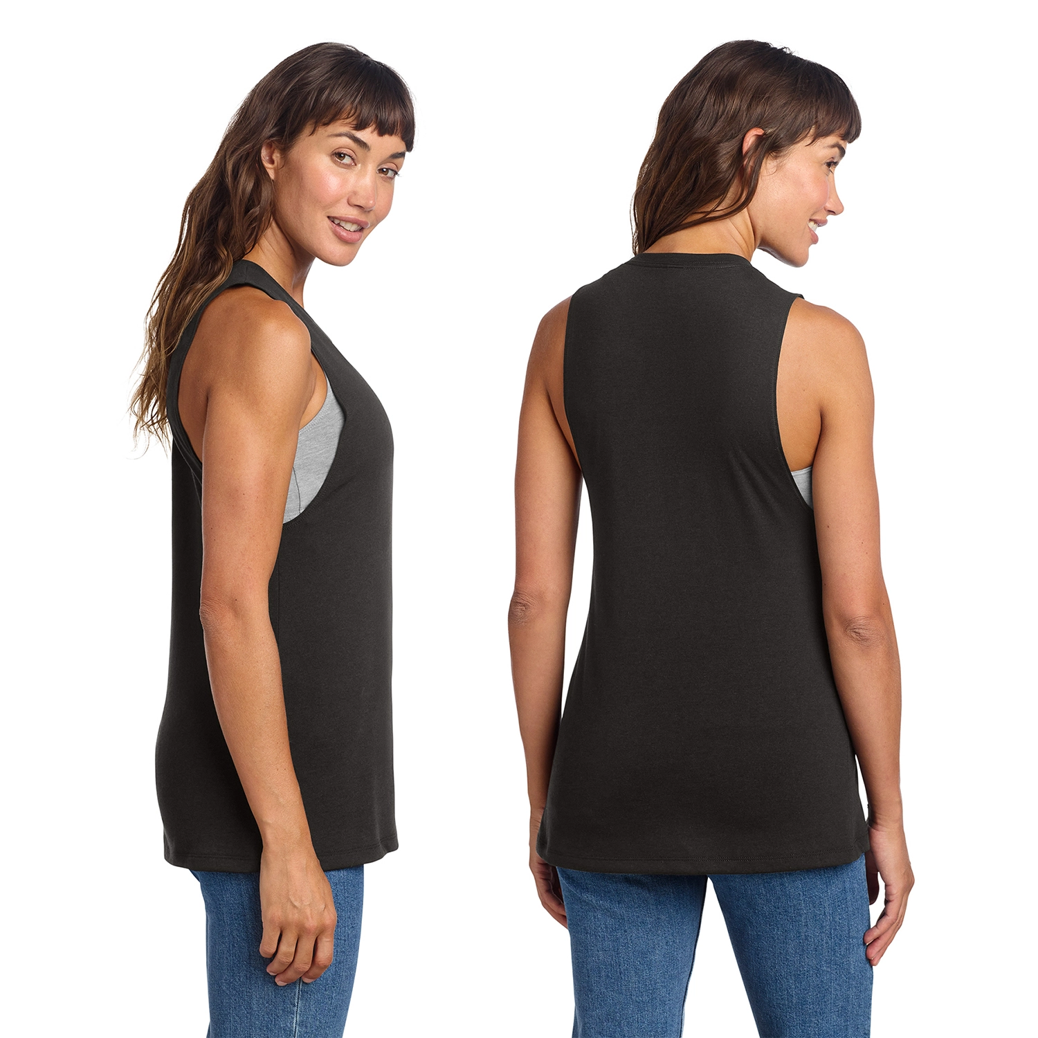 District Decorated Women’s Perfect Tri Muscle Tank 2