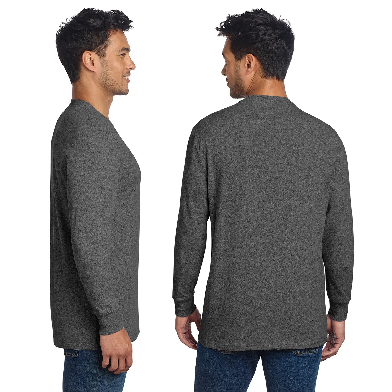 Allmade Decorated Unisex Long Sleeve Recycled Blend Tee 2