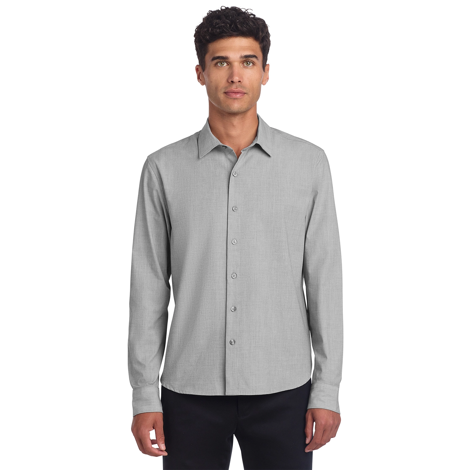 Mercer+Mettle Long Sleeve Stretch Embroidered Woven Shirt 5