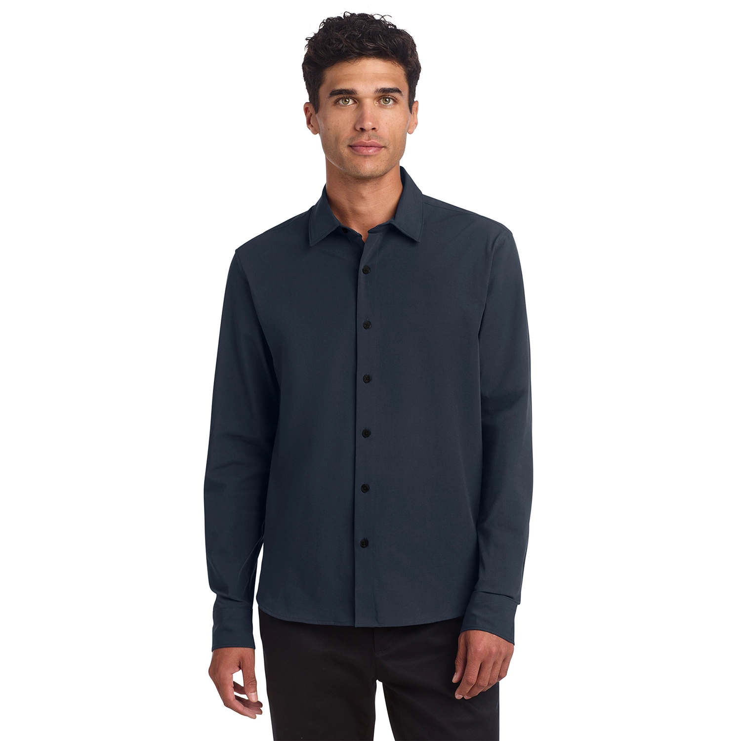 Mercer+Mettle Long Sleeve Stretch Embroidered Woven Shirt 6