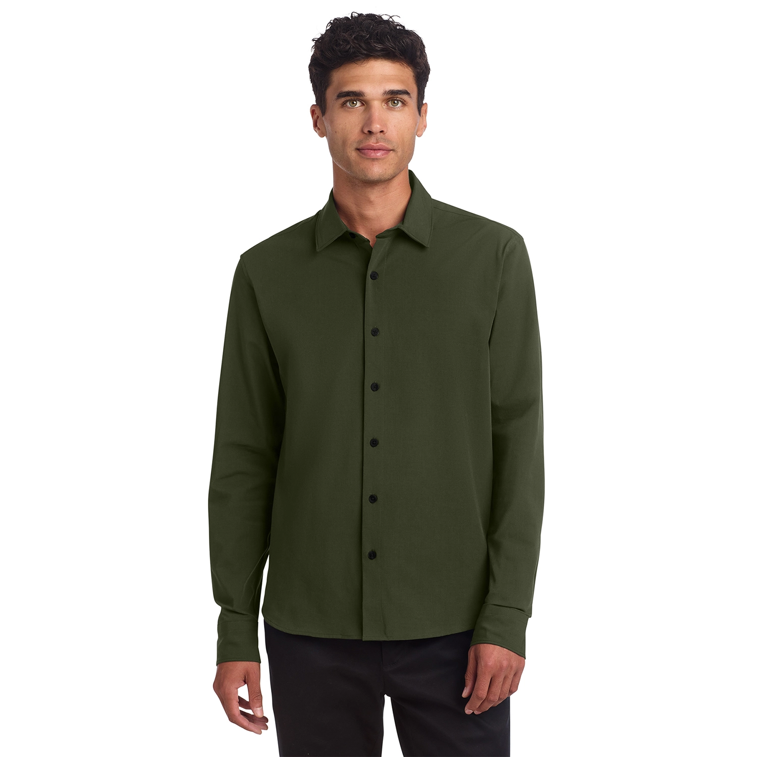 Mercer+Mettle Long Sleeve Stretch Embroidered Woven Shirt 7