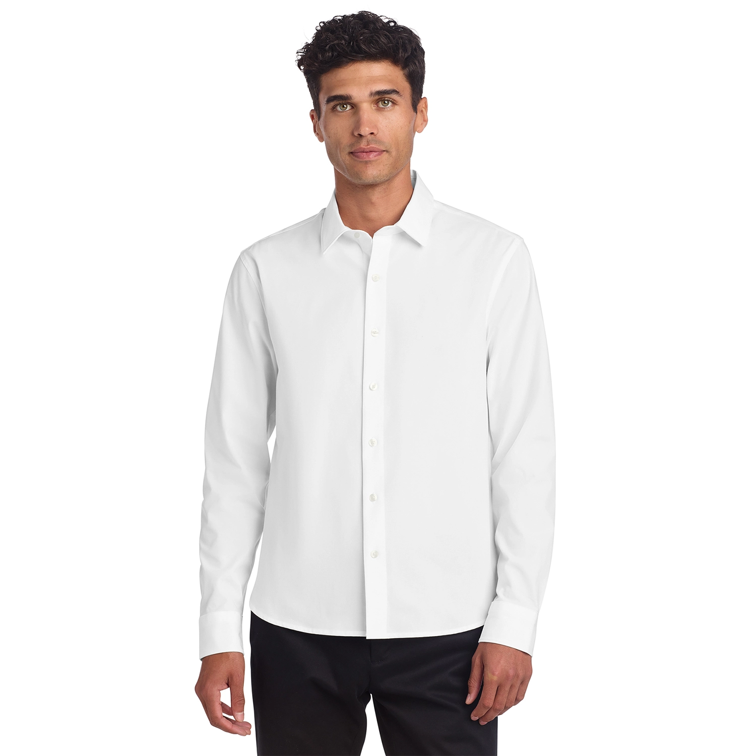 Mercer+Mettle Long Sleeve Stretch Embroidered Woven Shirt 8