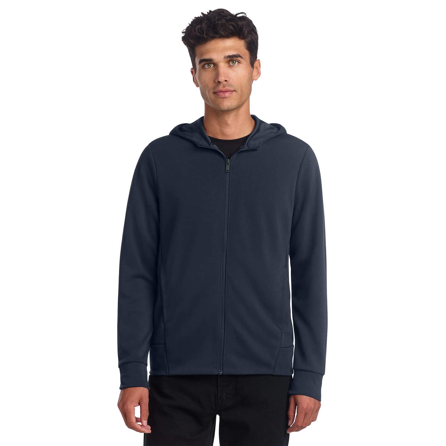 Mercer+Mettle Double-Knit Embroidered Full-Zip Hoodie 5