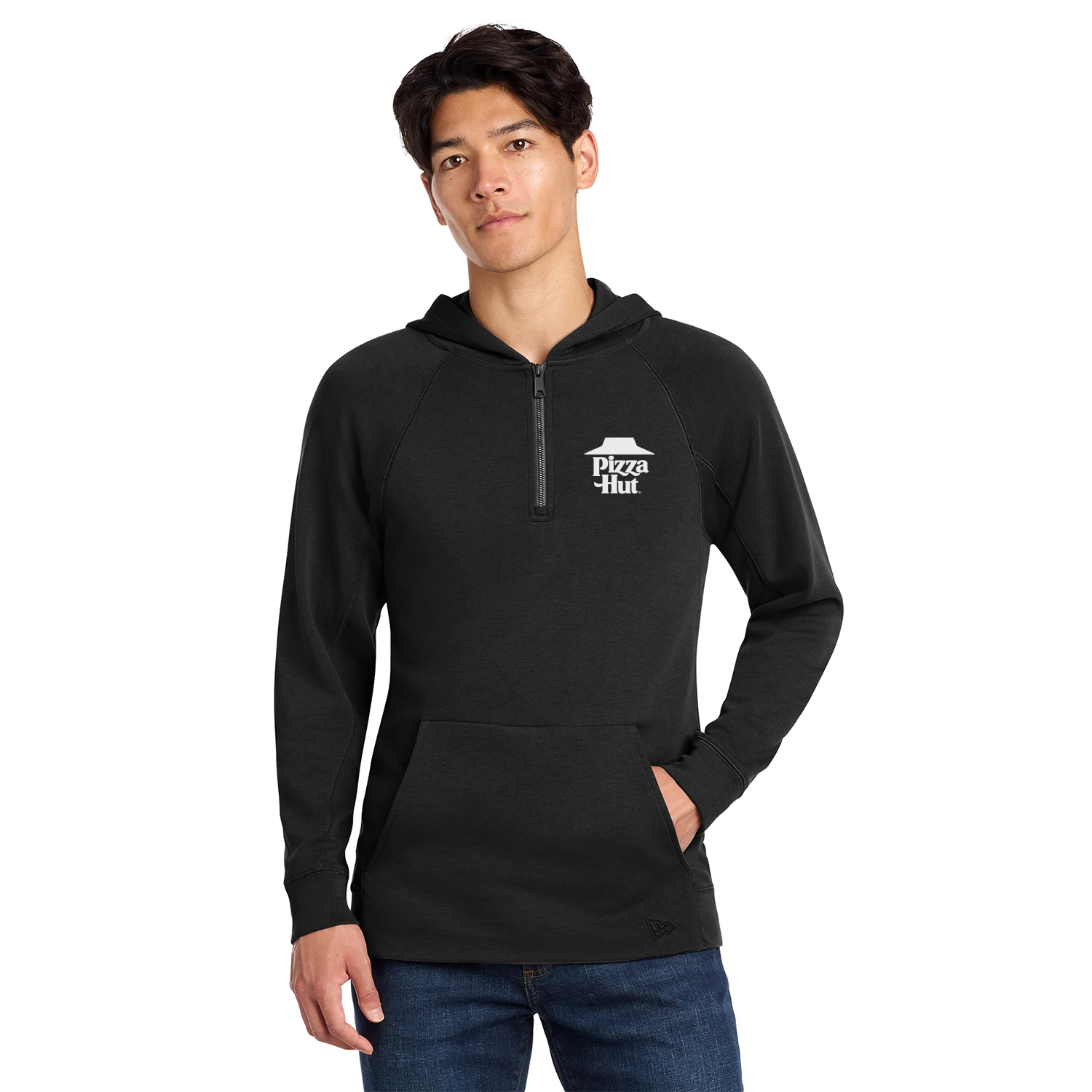 New Era STS Embroidered 1/4-Zip Hoodie