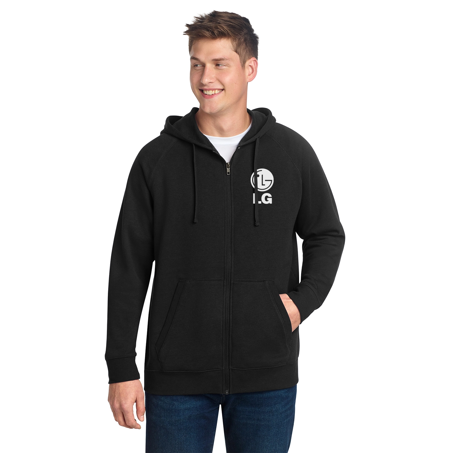 Sport-Tek Decorated Drive Fleece Hooded Full-Zip