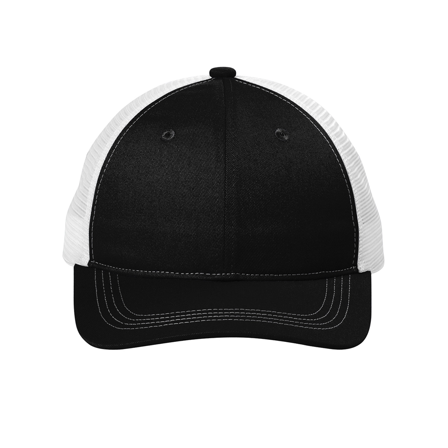 Port Authority Embroidered Unstructured Snapback Trucker Cap 3