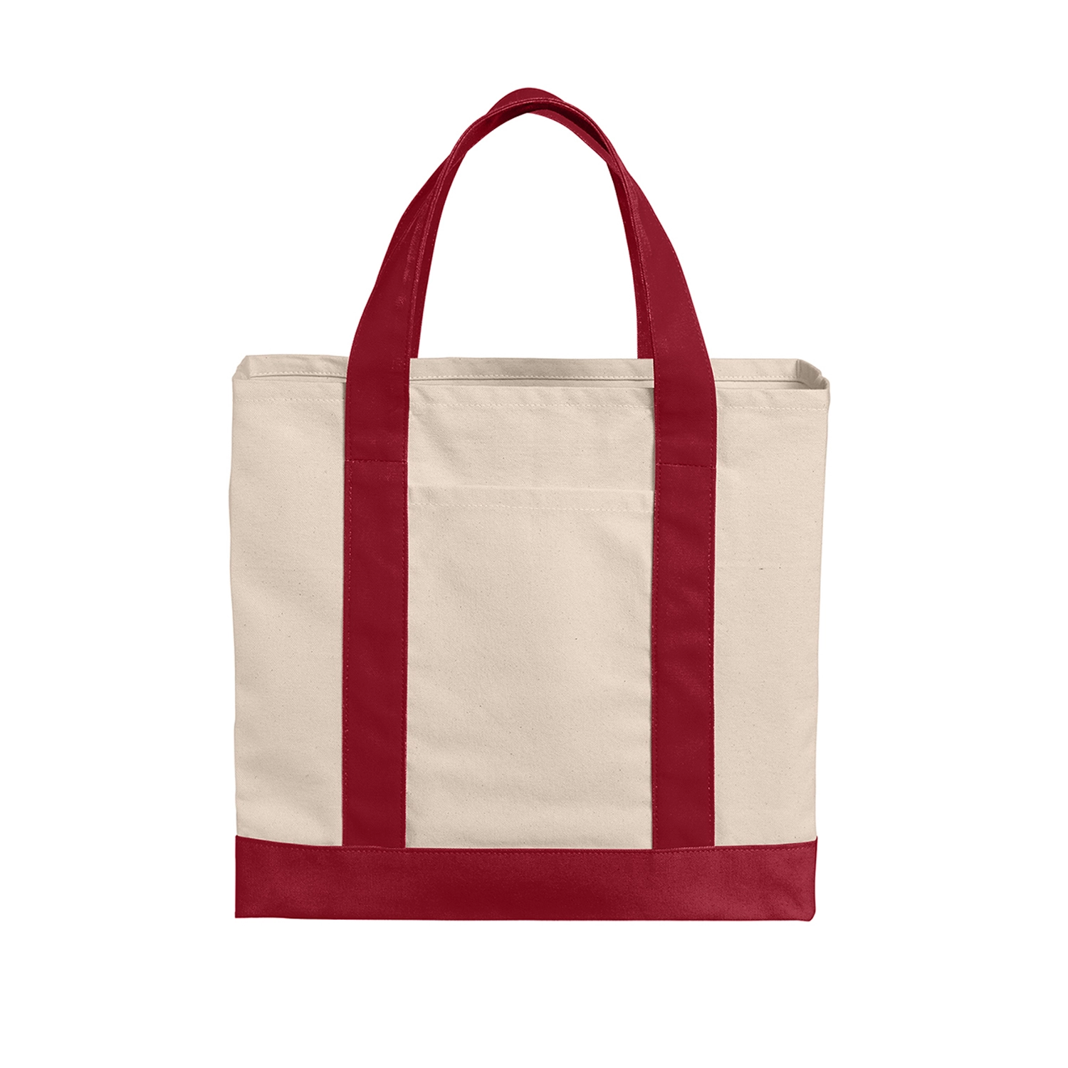 Port Authority Decorated Cotton Canvas Two-Tone Tote