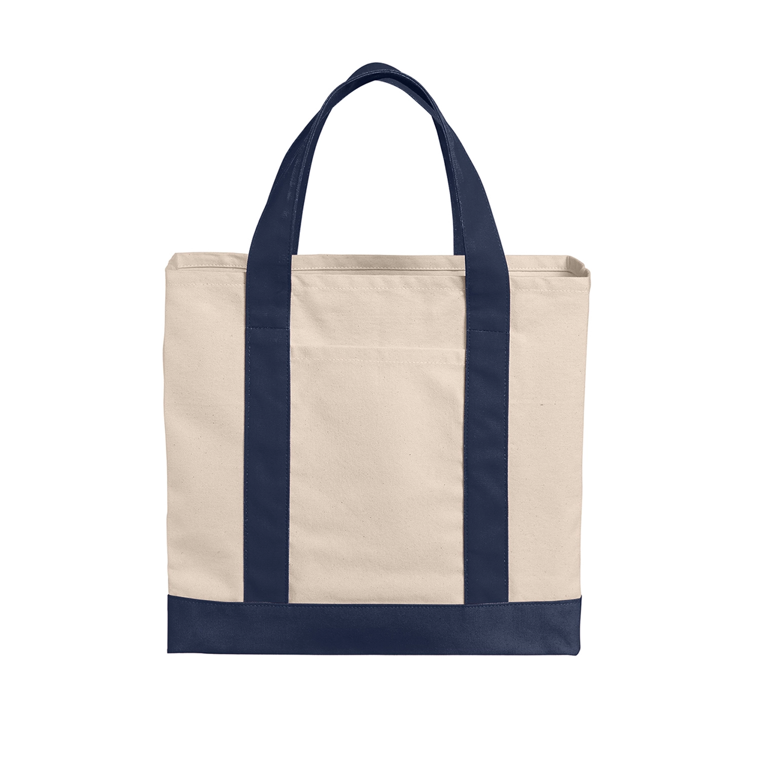 Port Authority Decorated Cotton Canvas Two-Tone Tote 3