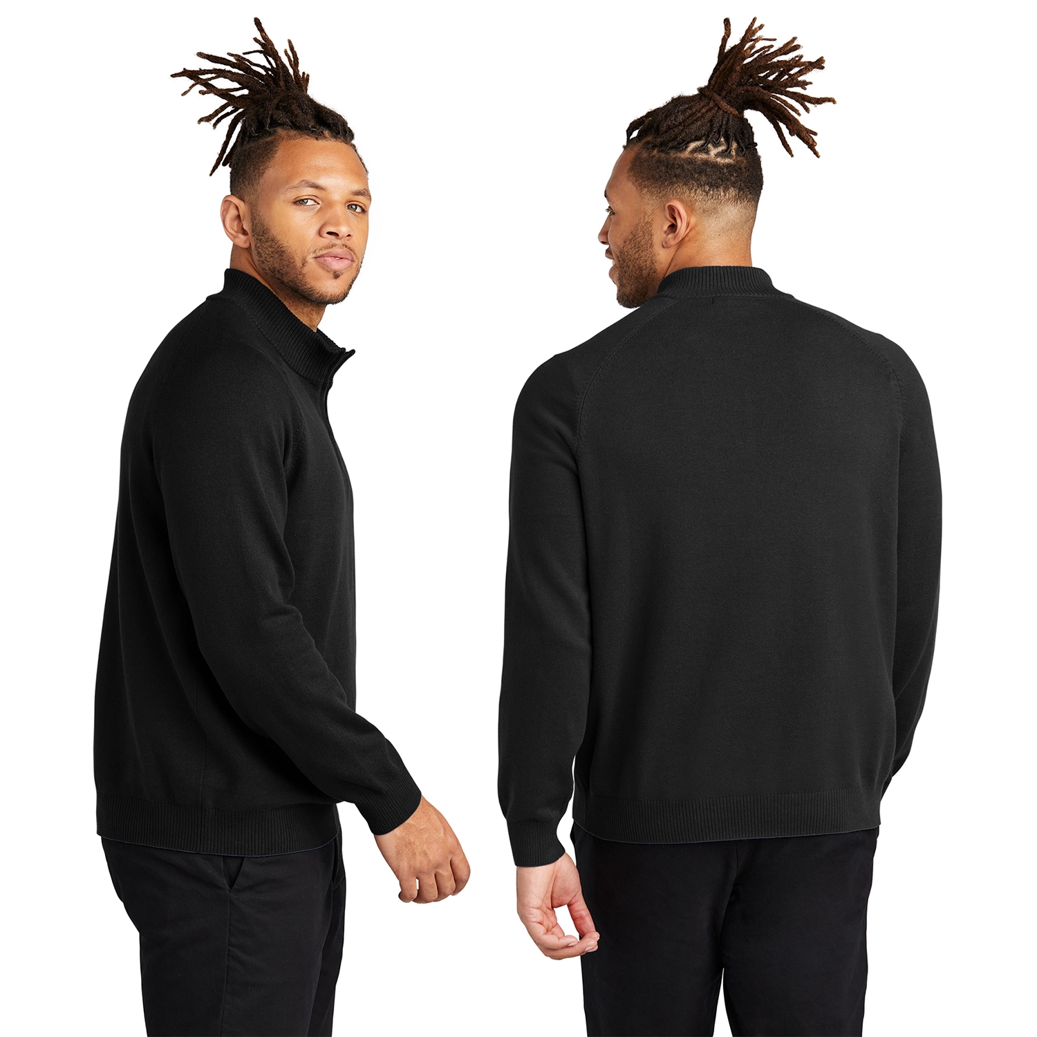 Mercer+Mettle 1/4-Zip Embroidered Sweater 2