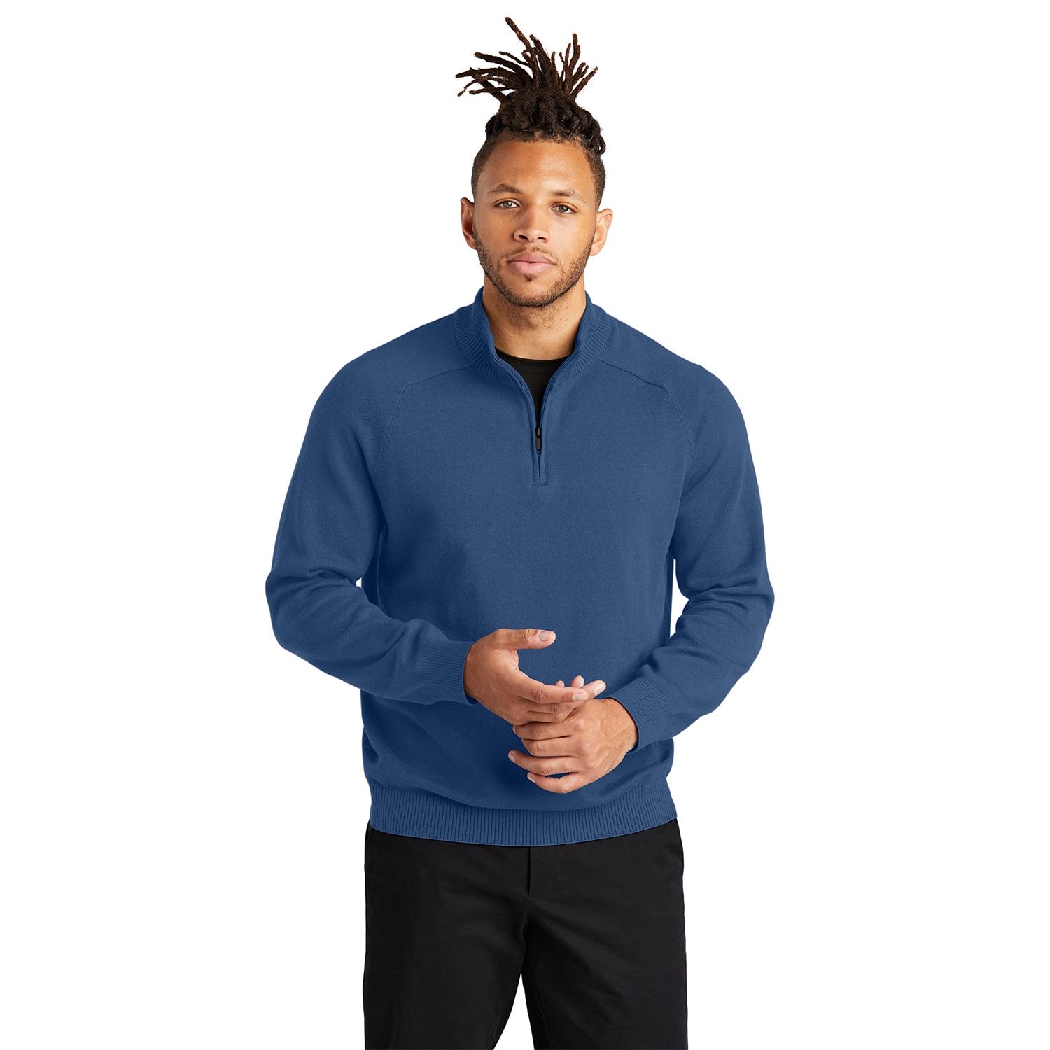 Mercer+Mettle 1/4-Zip Embroidered Sweater 4