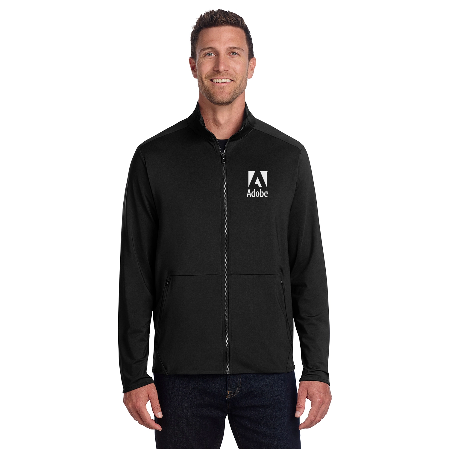 Port Authority Accord Stretch Embroidered Fleece Full-Zip