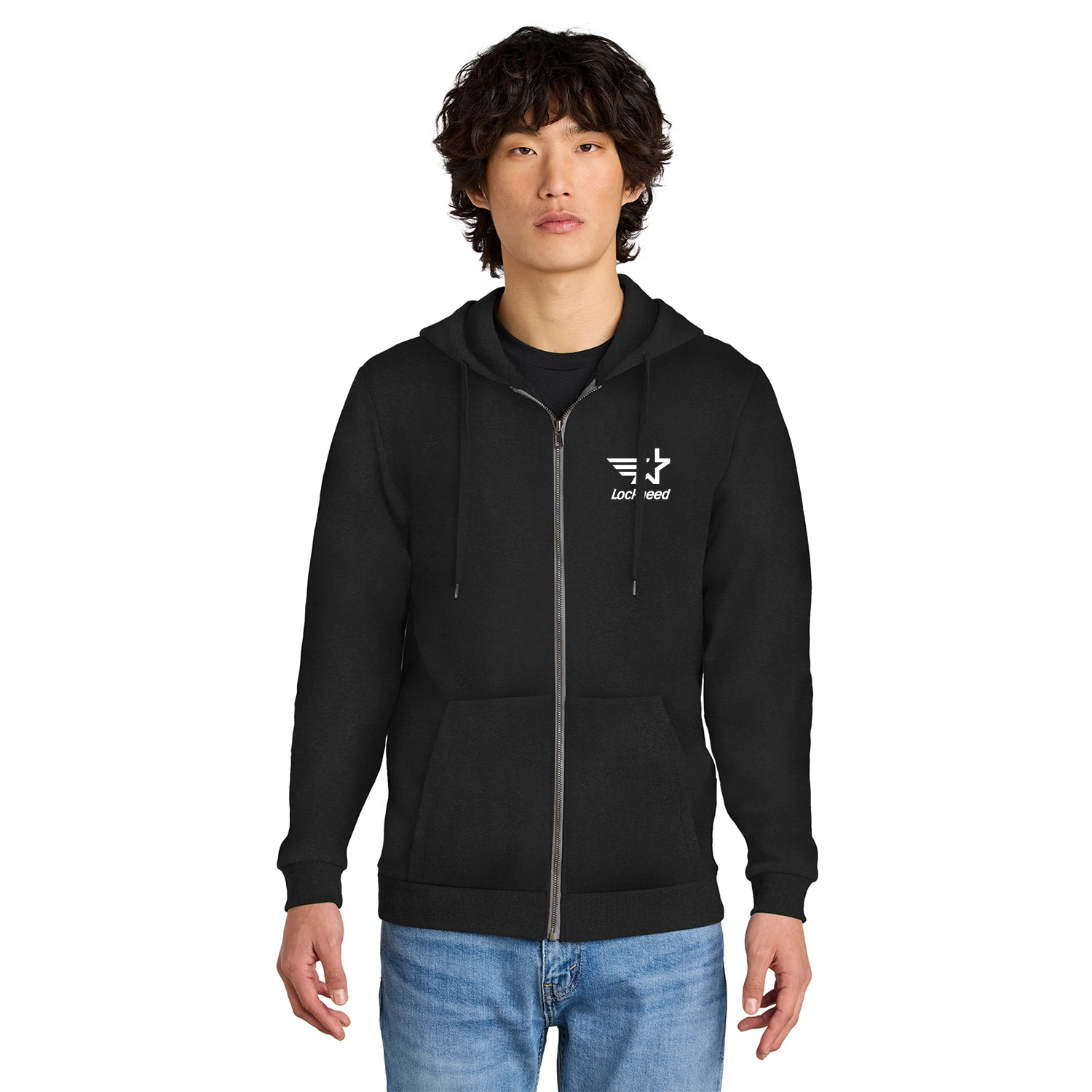 District Perfect Decorated Tri Fleece Full-Zip Hoodie