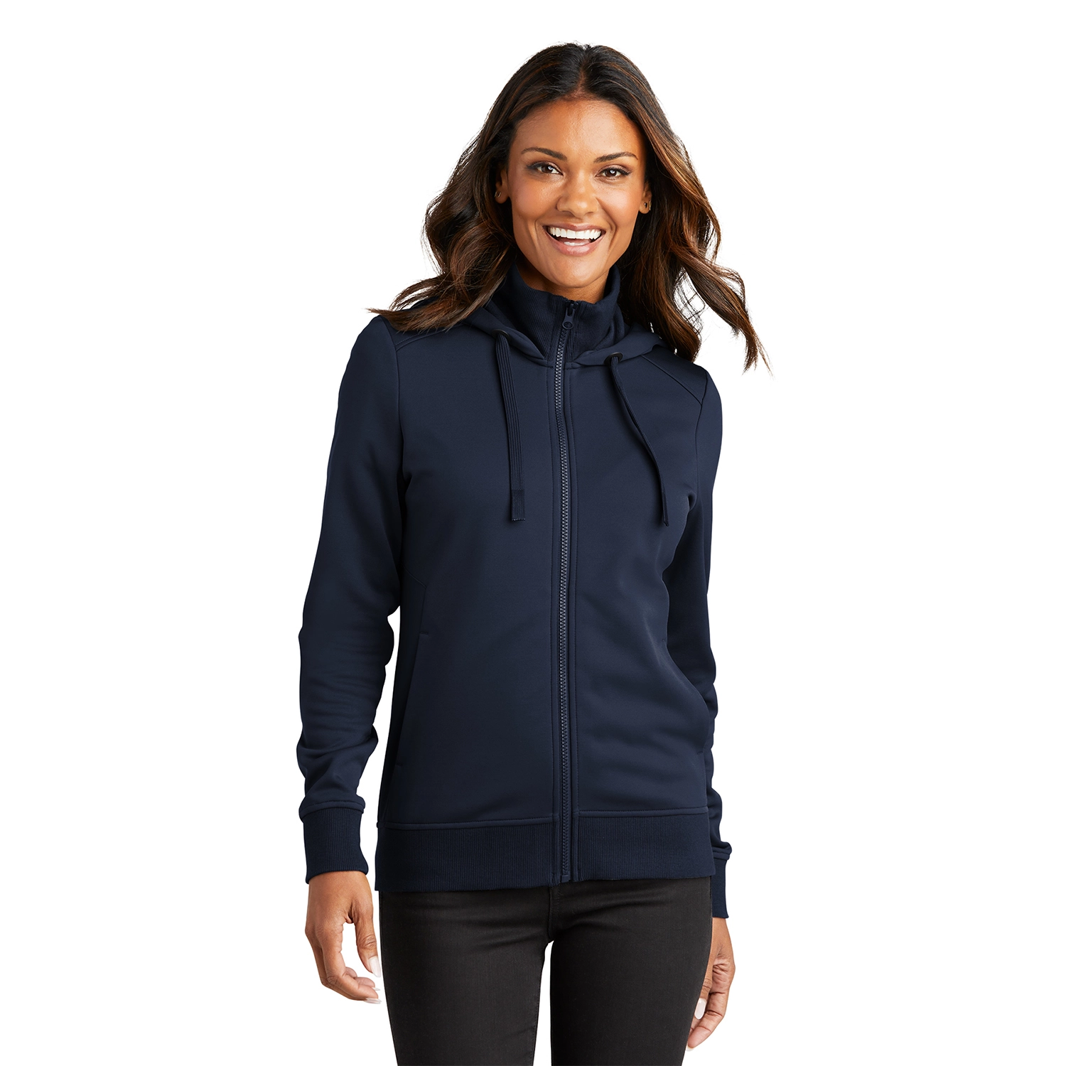 Port Authority Women’s Smooth Fleece Embroidered Hooded Jacket 4