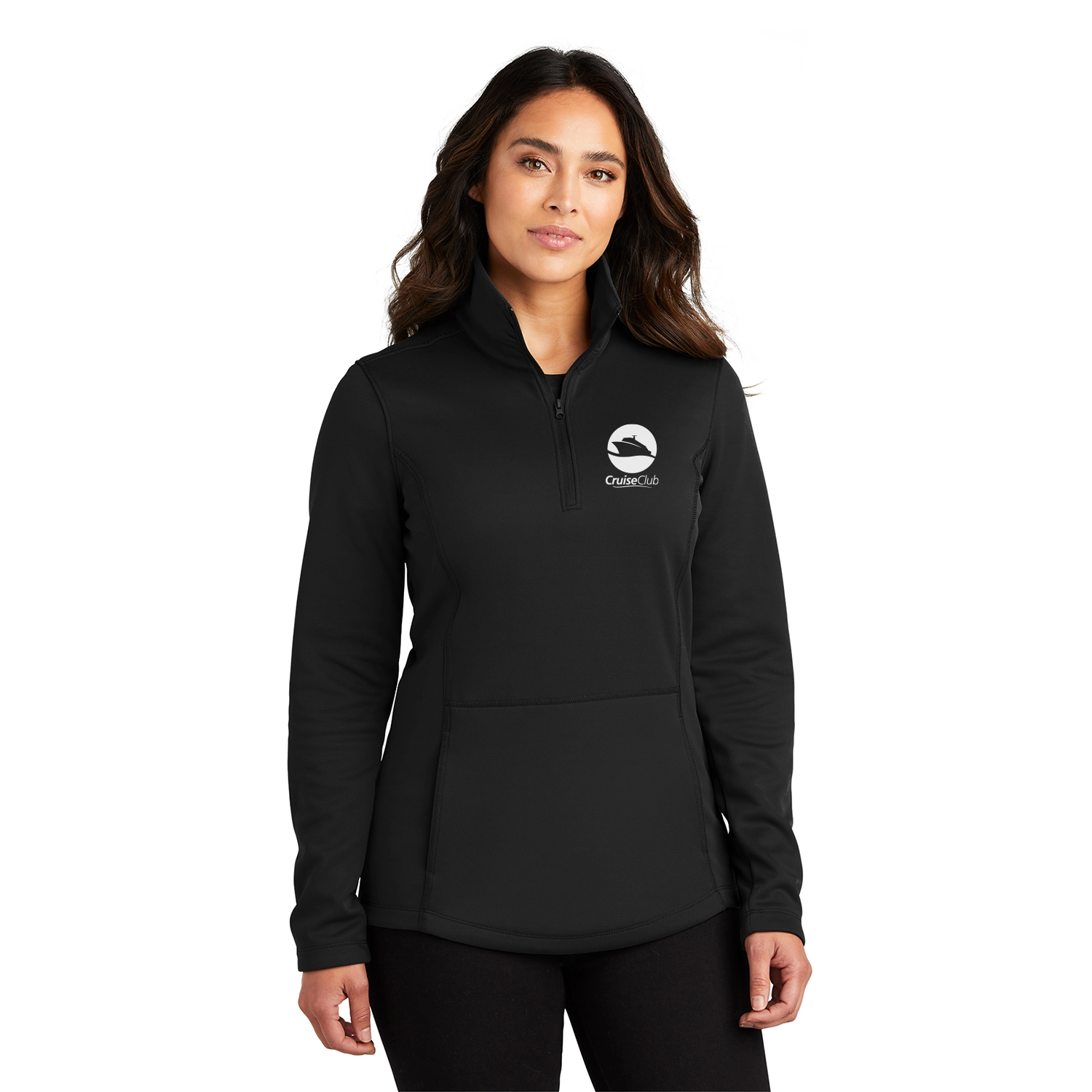 Port Authority Women's Smooth Fleece Embroidered 1/4-Zip