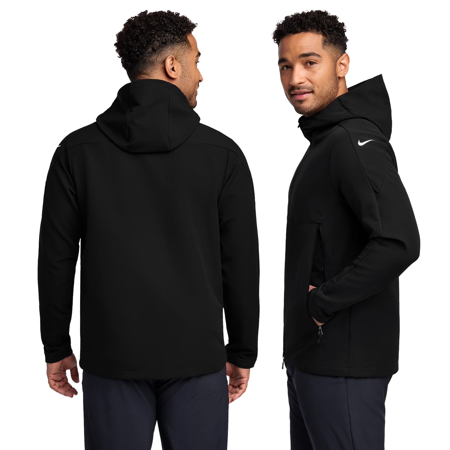 Nike Hooded Embroidered Soft Shell Jacket 2