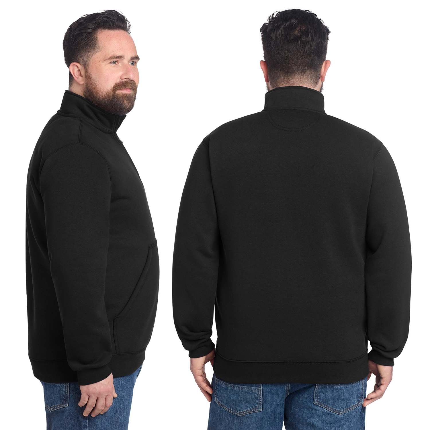 Carhartt Midweight 1/4-Zip Mock Neck Embroidered Sweatshirt