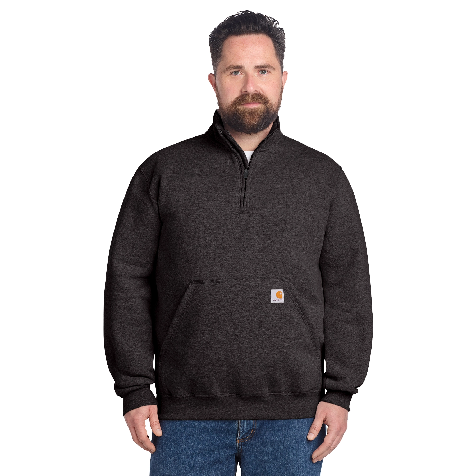 Carhartt Midweight 1/4-Zip Mock Neck Embroidered Sweatshirt 3
