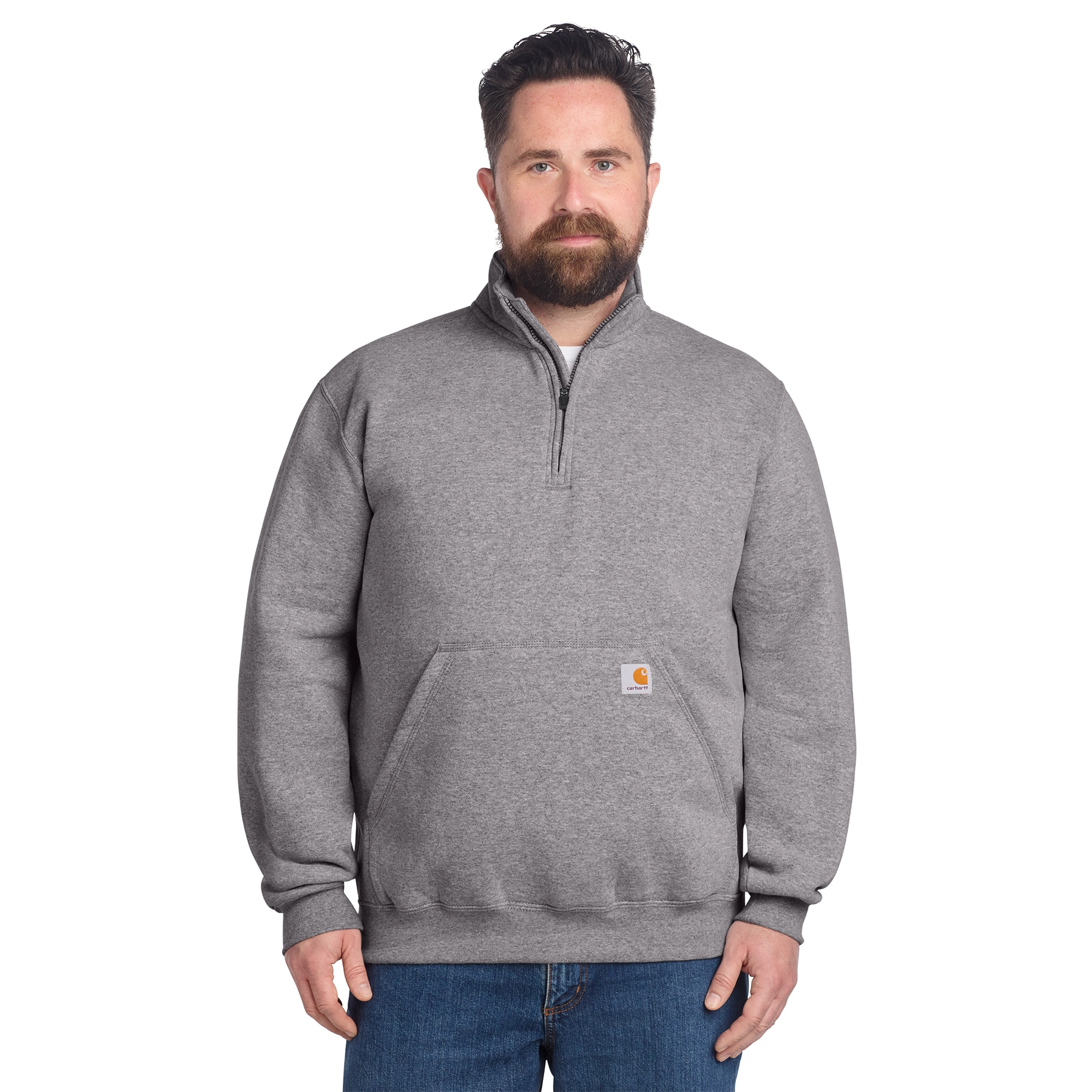 Carhartt Midweight 1/4-Zip Mock Neck Embroidered Sweatshirt 4