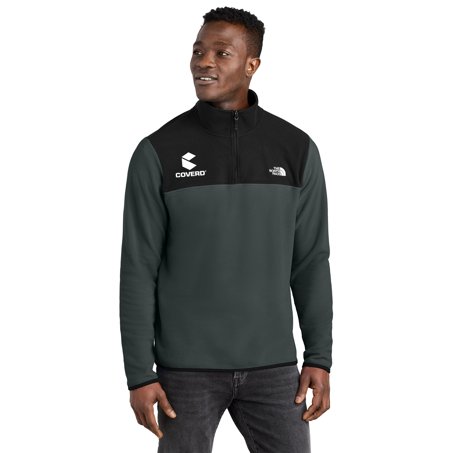 The North Face Glacier 1/4-Zip Embroidered Fleece