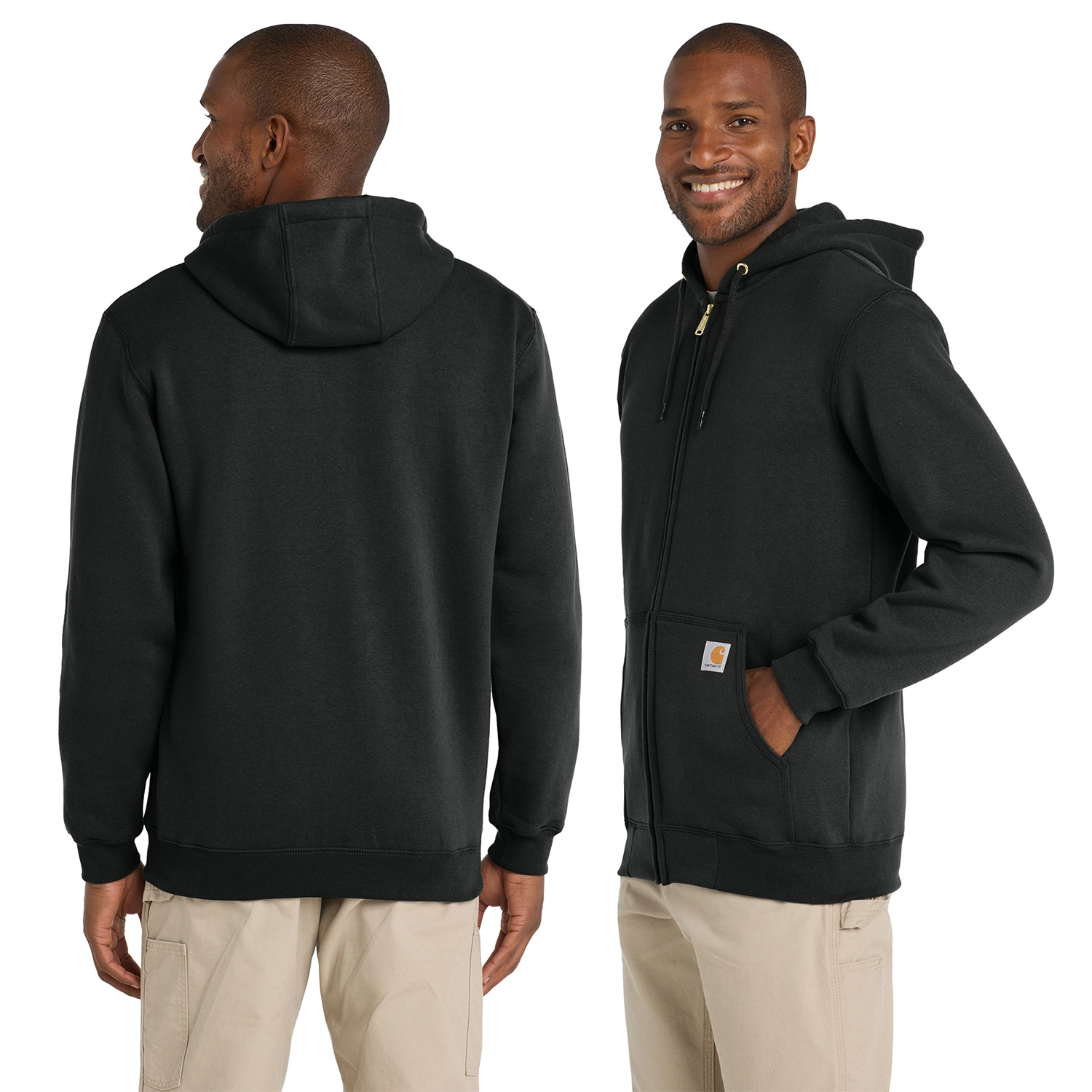 Carhartt Embroidered Midweight Hooded Zip-Front Sweatshirt 2