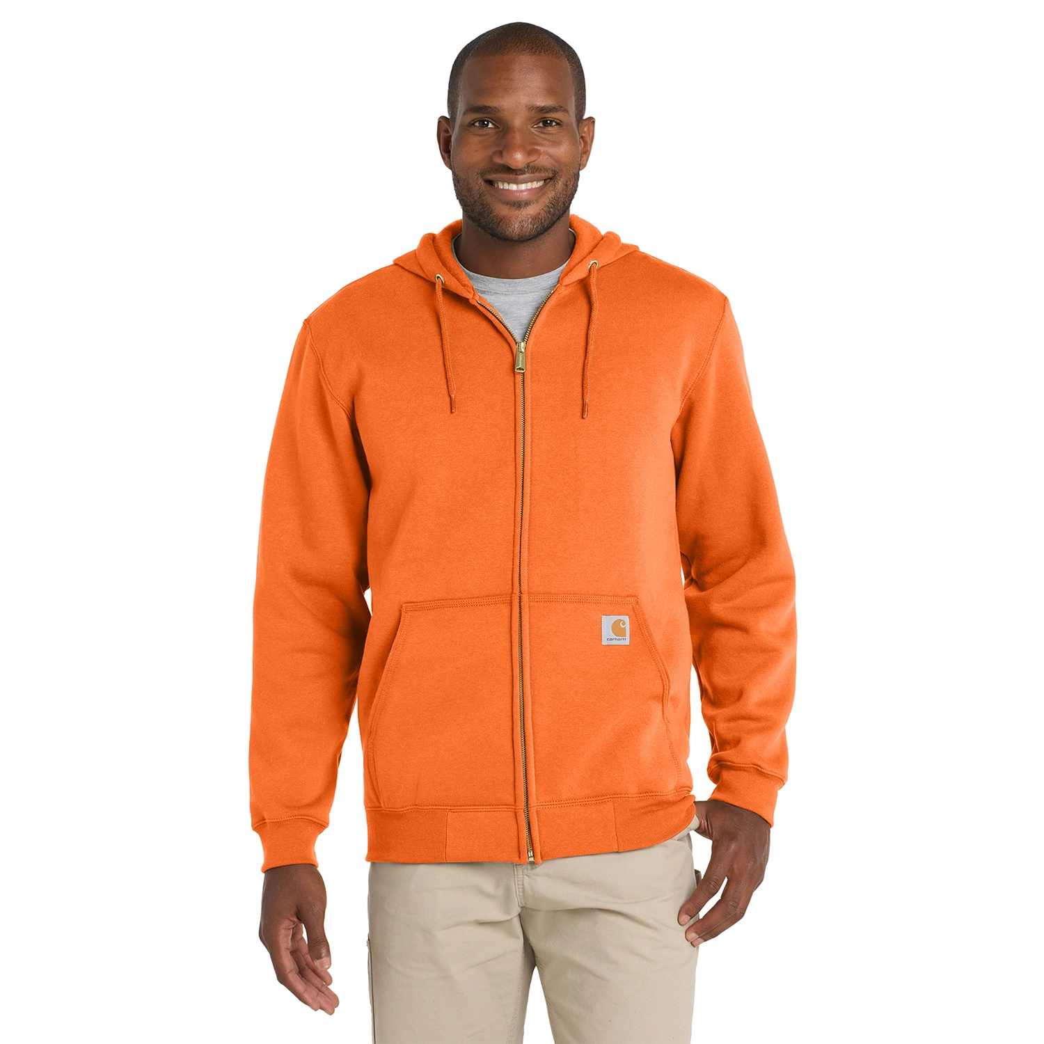 Carhartt Embroidered Midweight Hooded Zip-Front Sweatshirt 4