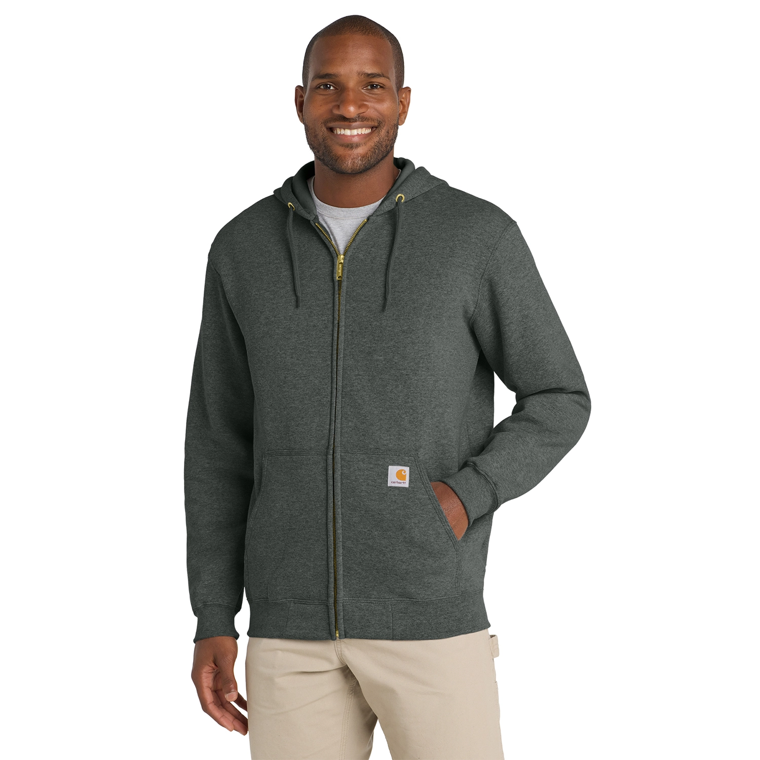 Carhartt Embroidered Midweight Hooded Zip-Front Sweatshirt 5