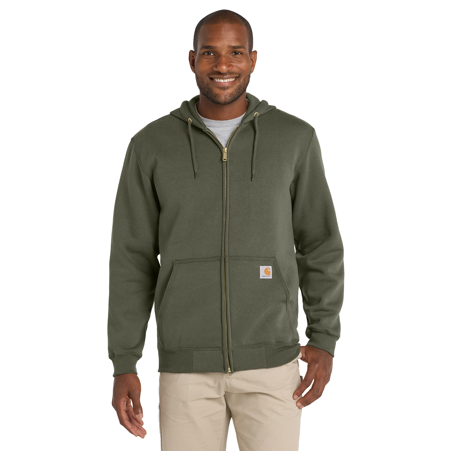 Carhartt Embroidered Midweight Hooded Zip-Front Sweatshirt 7