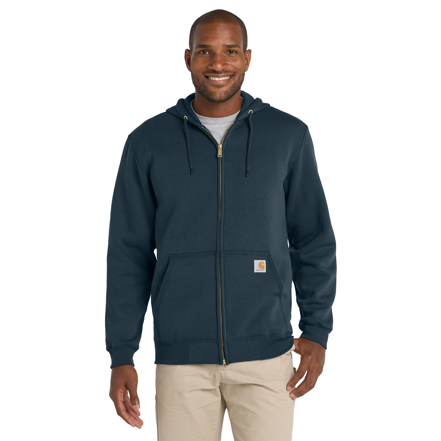 Carhartt Embroidered Midweight Hooded Zip-Front Sweatshirt 8