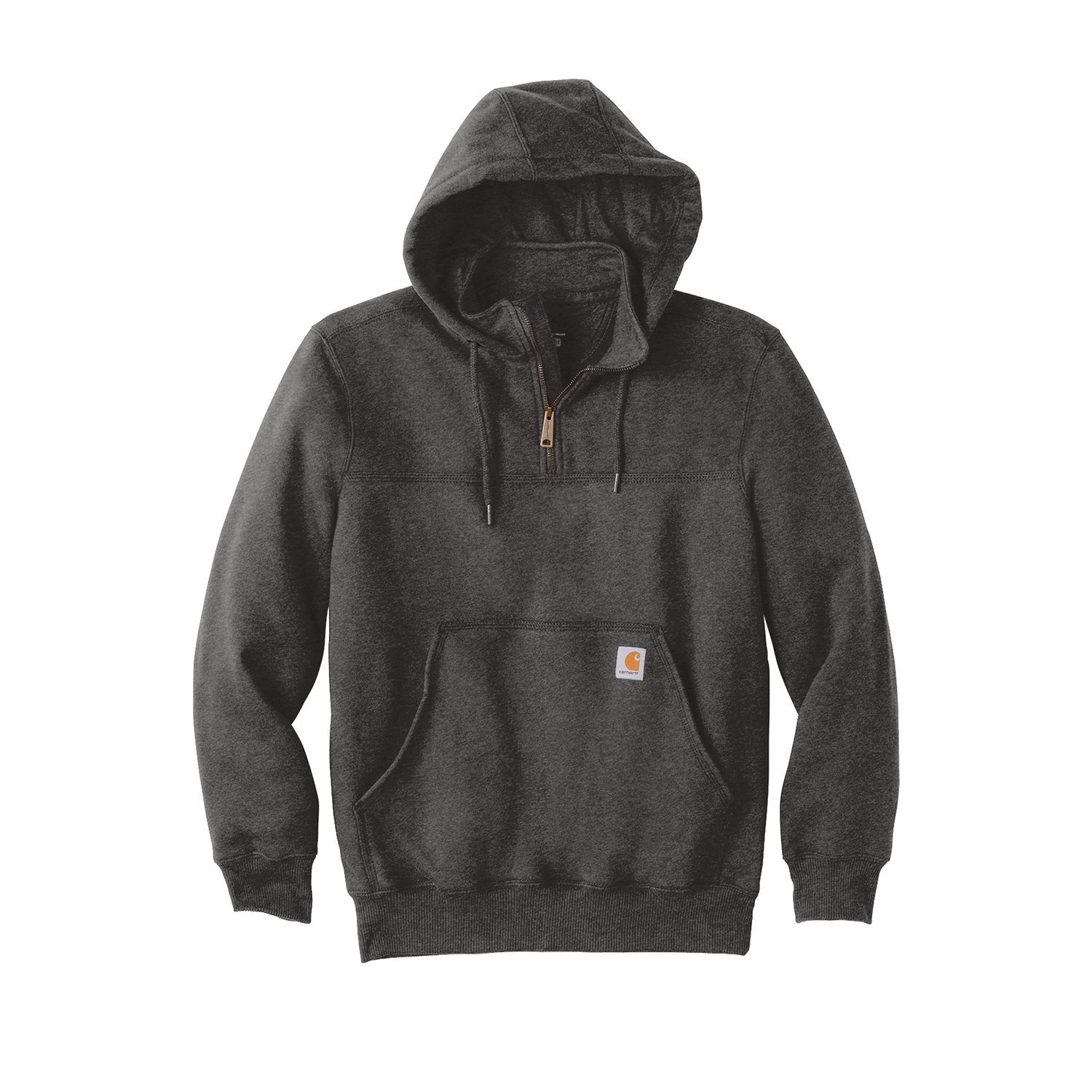 Carhartt Decorated Rain Defender Paxton Heavyweight Hooded Zip Mock Sweatshirt 3