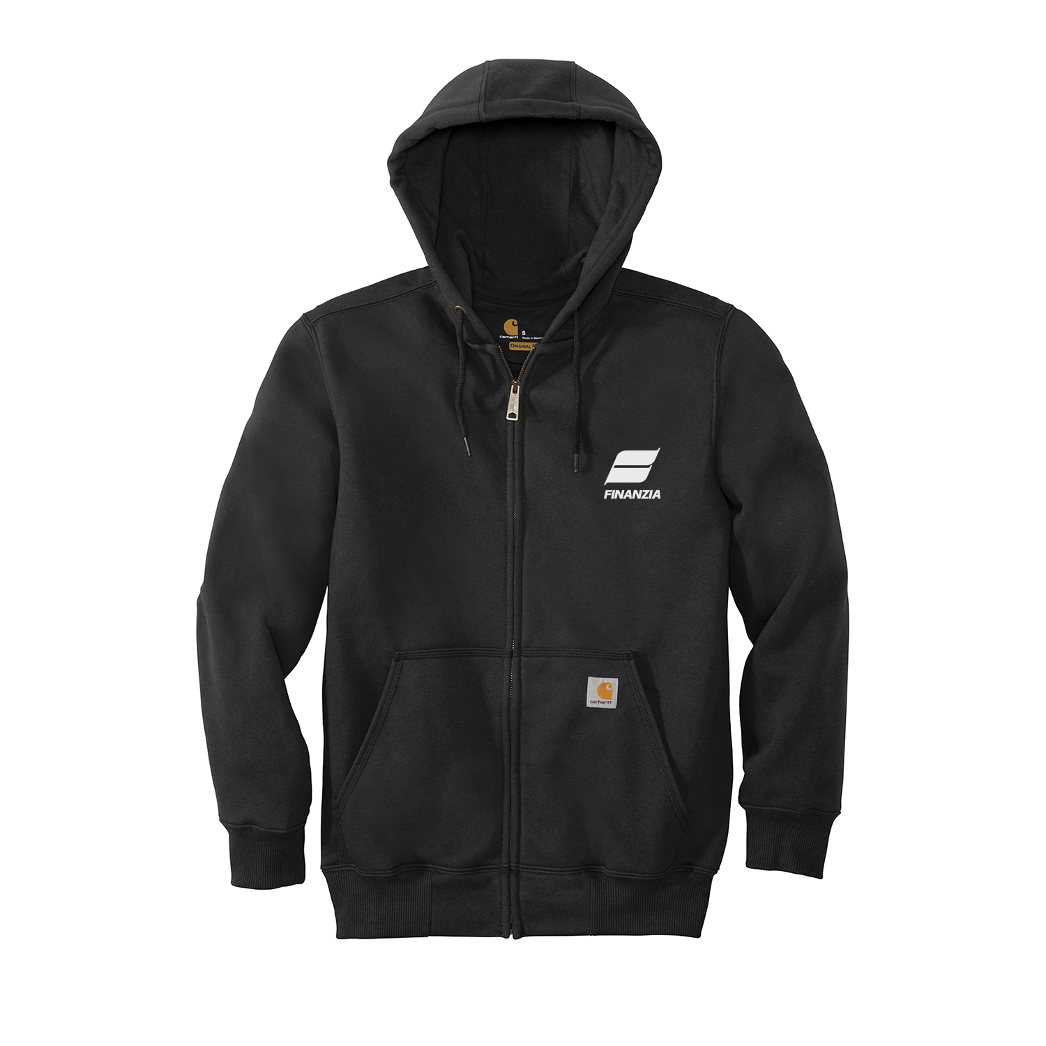 Carhartt Decorated Rain Defender Paxton Heavyweight Hooded Zip-Front Sweatshirt