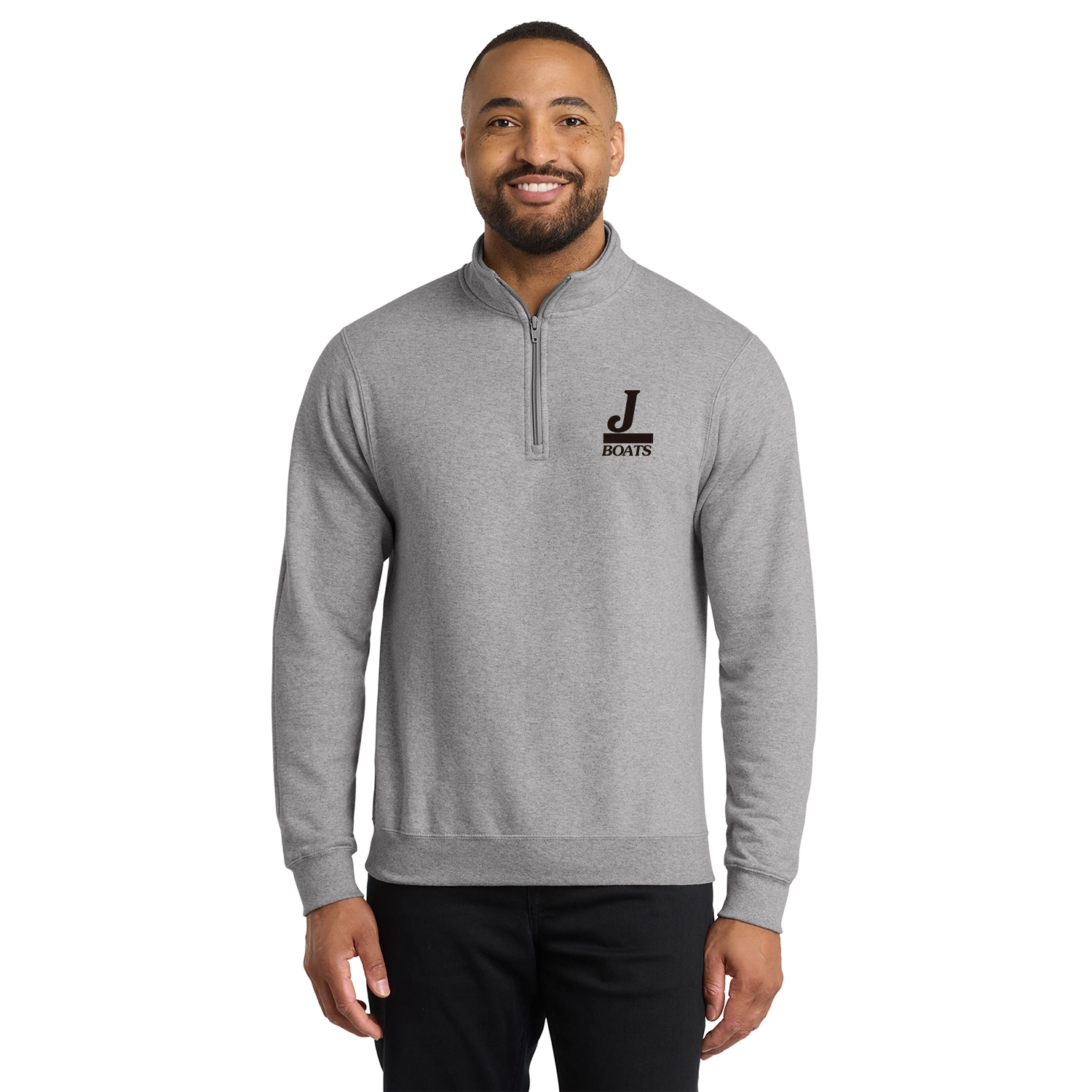 Port & Co Core Fleece 1/4-Zip Pullover Embroidered Sweatshirt