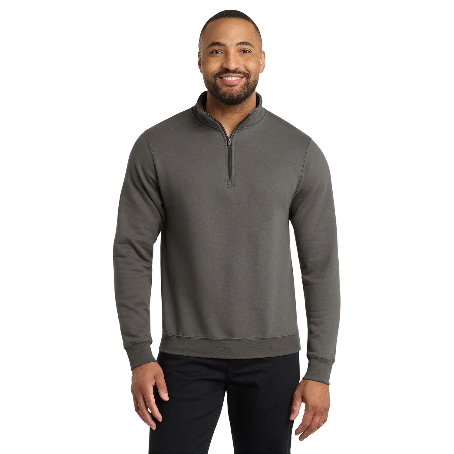 Port & Co Core Fleece 1/4-Zip Pullover Embroidered Sweatshirt 3