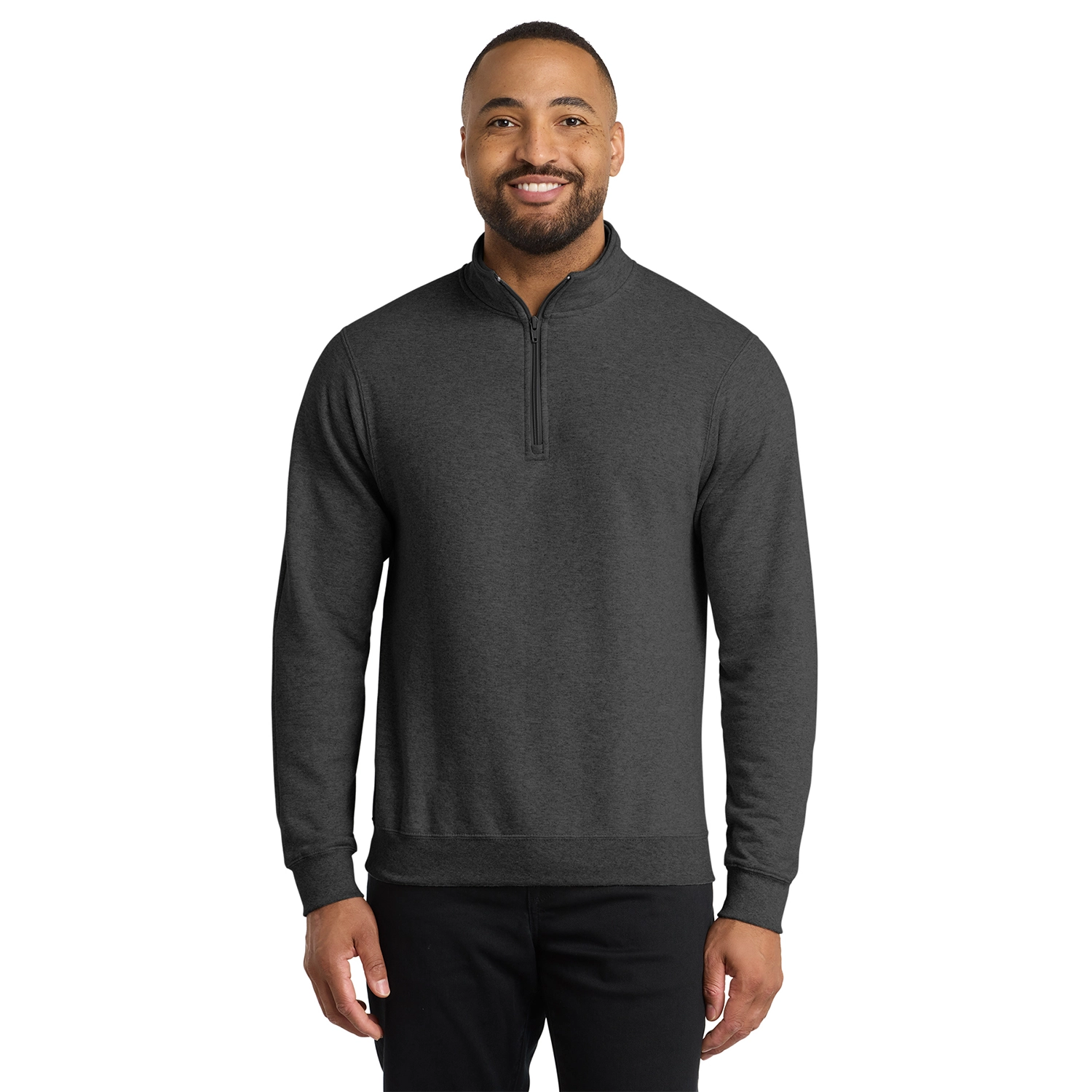 Port & Co Core Fleece 1/4-Zip Pullover Embroidered Sweatshirt 4