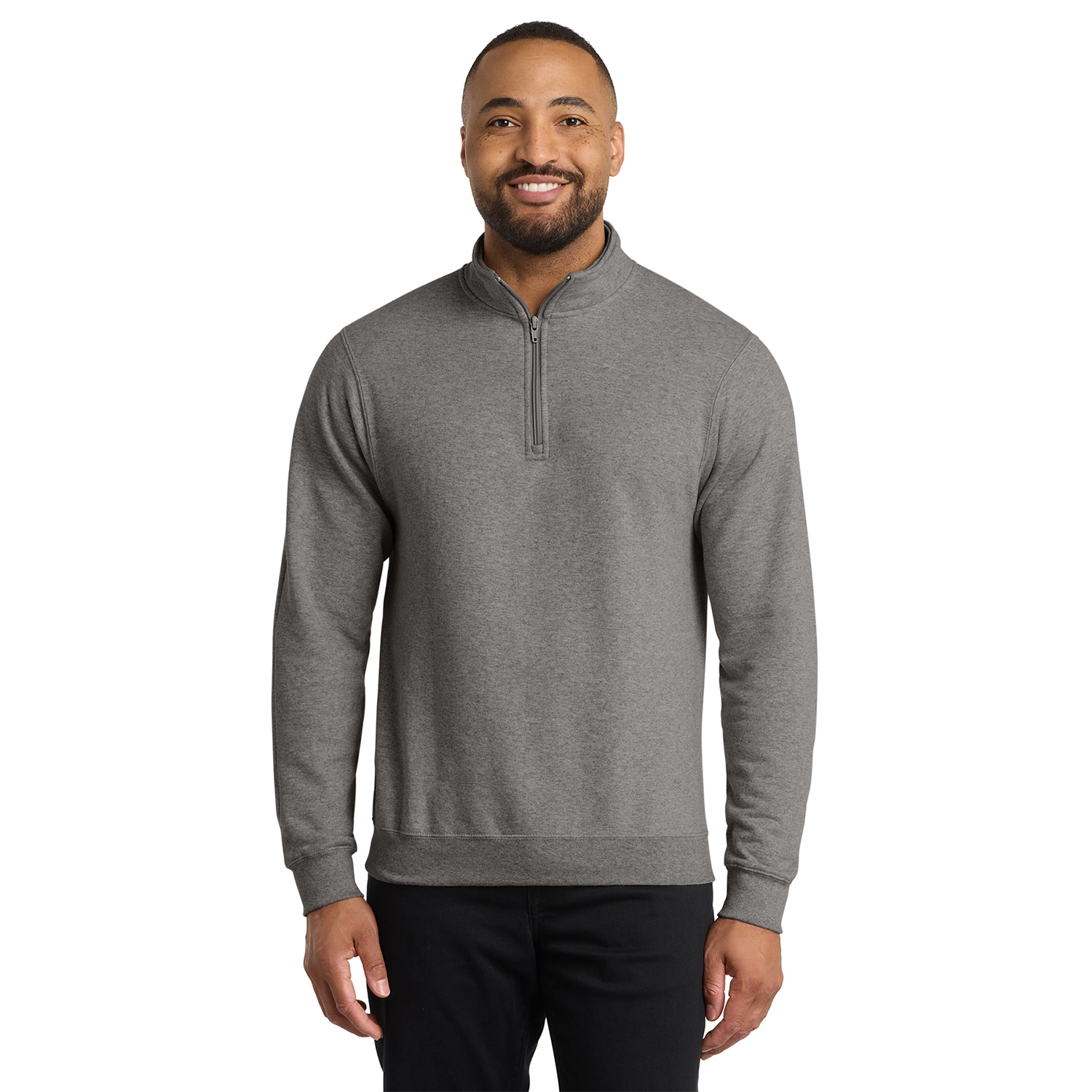 Port & Co Core Fleece 1/4-Zip Pullover Embroidered Sweatshirt 5