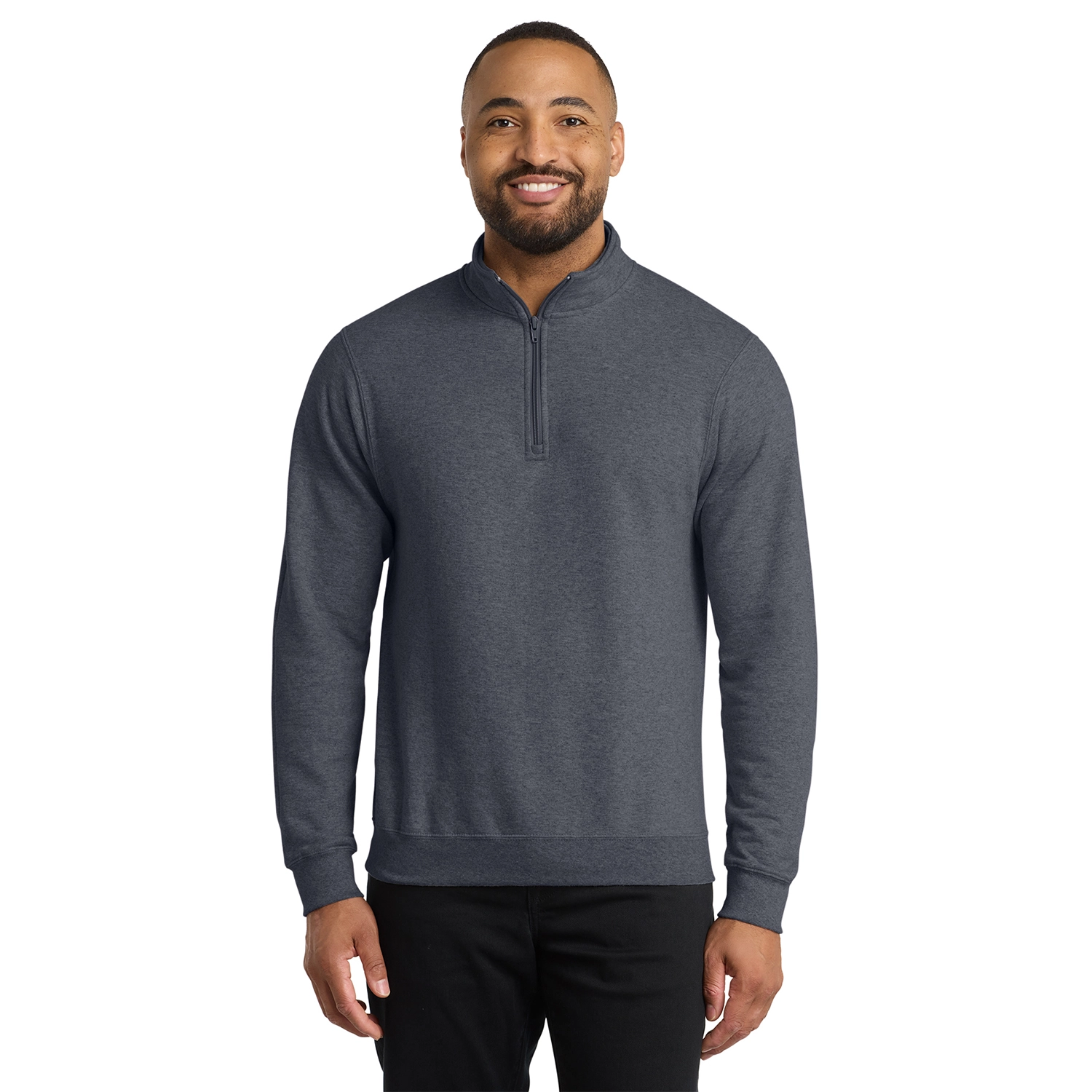 Port & Co Core Fleece 1/4-Zip Pullover Embroidered Sweatshirt 6