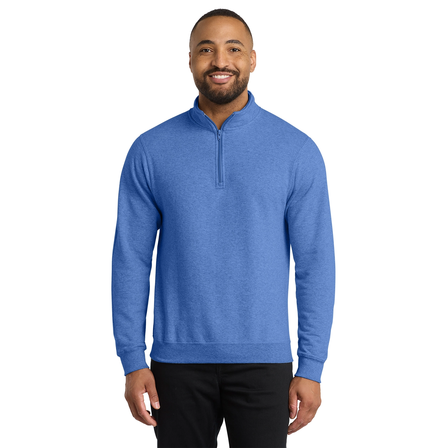 Port & Co Core Fleece 1/4-Zip Pullover Embroidered Sweatshirt 7