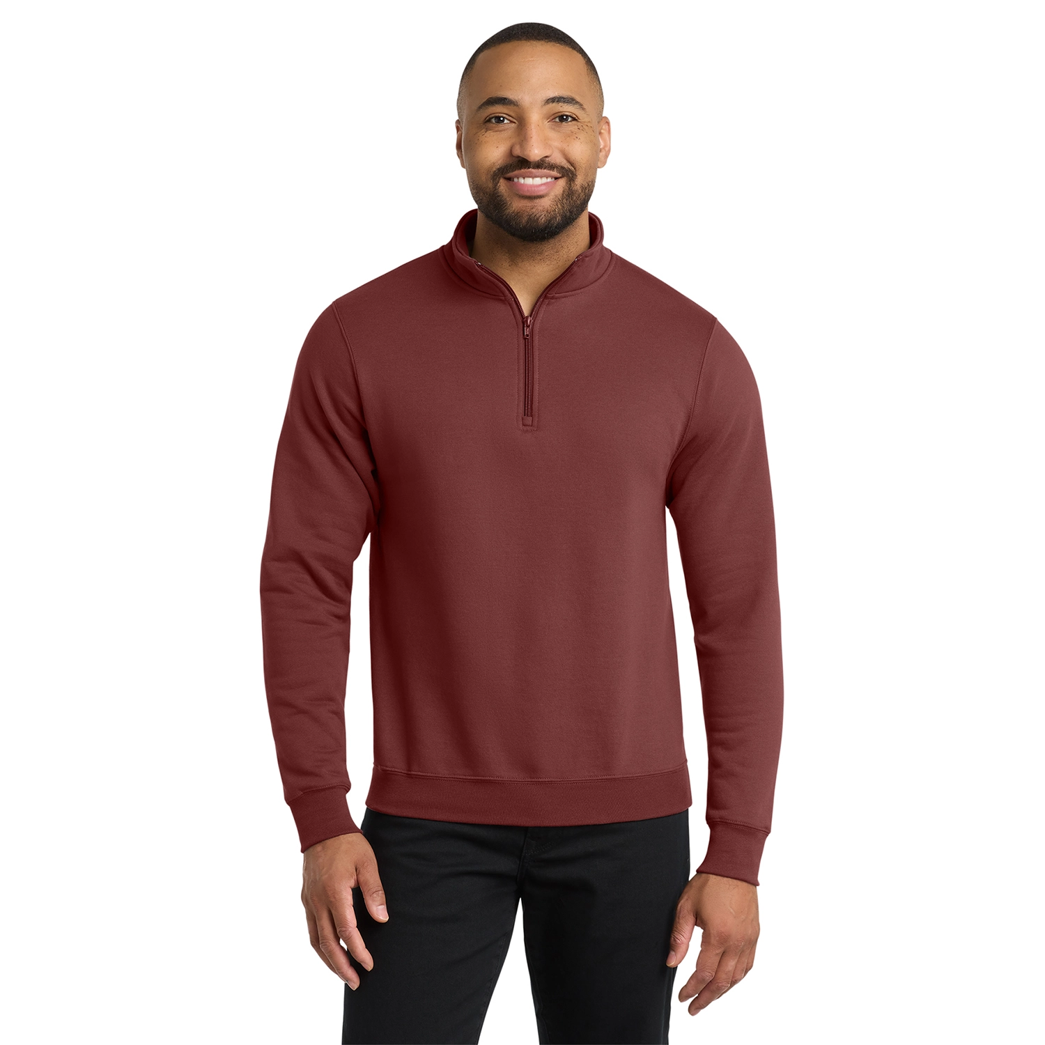Port & Co Core Fleece 1/4-Zip Pullover Embroidered Sweatshirt 9