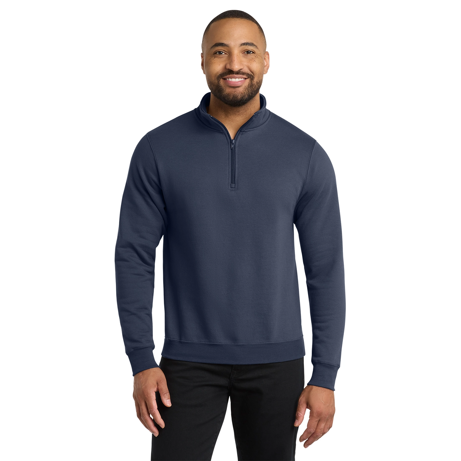Port & Co Core Fleece 1/4-Zip Pullover Embroidered Sweatshirt 10