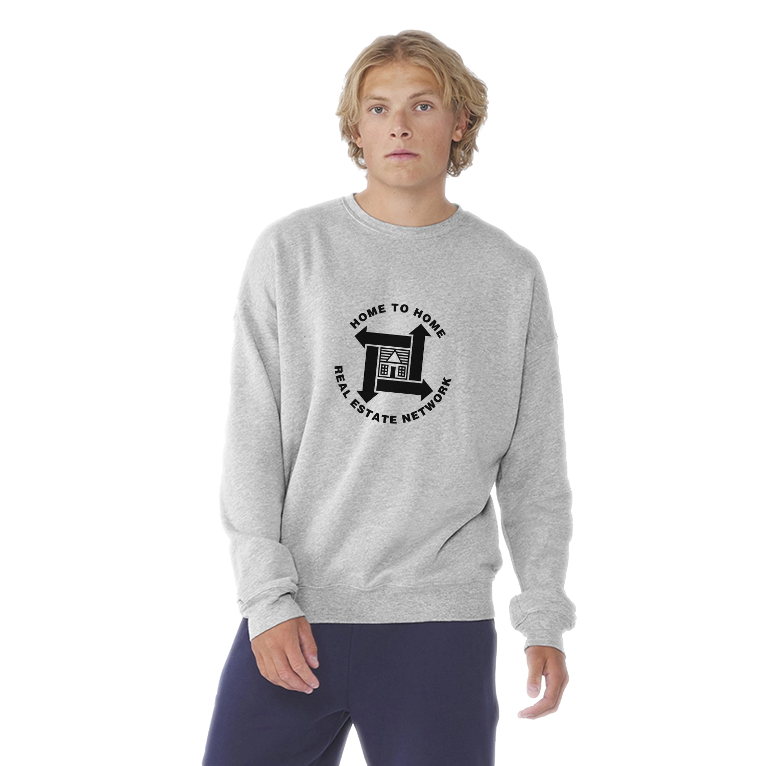 BELLA+CANVAS Decorated Unisex Sponge Fleece Drop Shoulder Sweatshirt